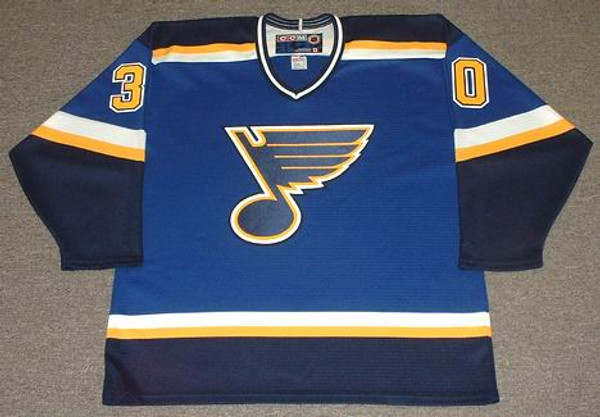 CHRIS OSGOOD St. Louis Blues 2003 CCM Throwback Home NHL Hockey Jersey - Front