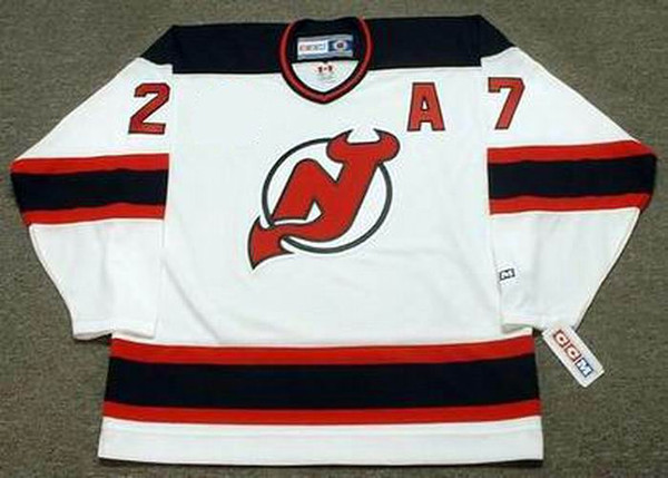 SCOTT NIEDERMAYER New Jersey Devils 2003 Home CCM NHL Vintage Throwback Jersey - FRONT