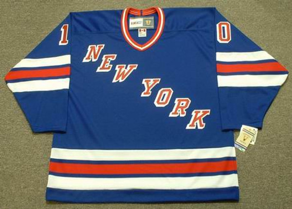 PIERRE LAROUCHE New York Rangers 1984 CCM Vintage Throwback NHL Hockey Jersey