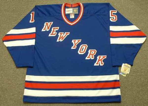 ANDERS HEDBERG New York Rangers 1979 CCM Vintage Throwback NHL Hockey Jersey