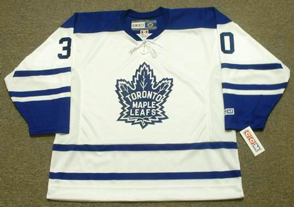 TERRY SAWCHUK Toronto Maple Leafs 1965 CCM Throwback Away NHL Jersey