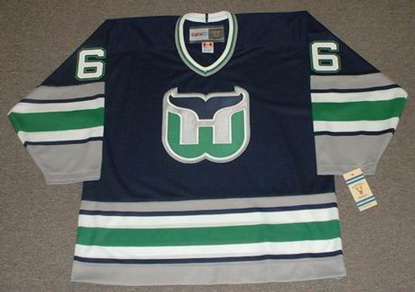 1995 Hartford Whalers CCM Throwback ADAM BURT Vintage NHL jersey - FRONT