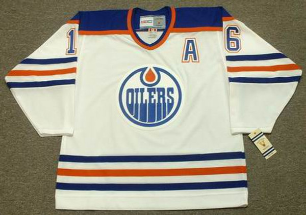 KELLY BUCHBERGER Edmonton Oilers 1990 CCM Vintage Throwback Home NHL Jersey