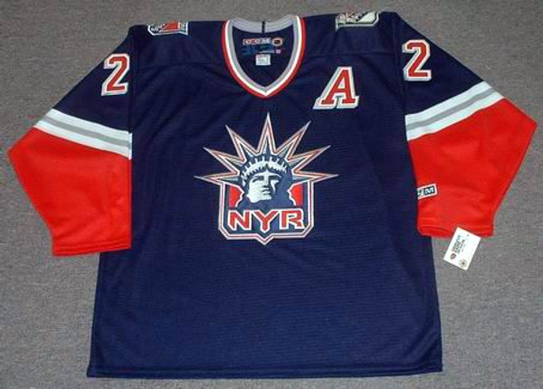 BRIAN LEETCH New York Rangers 1996 Alternate CCM NHL Vintage Throwback Jersey - FRONT
