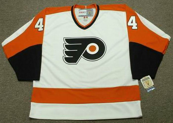 BARRY ASHBEE Philadelphia Flyers 1972 CCM Vintage Throwback Home NHL Jersey  - Front