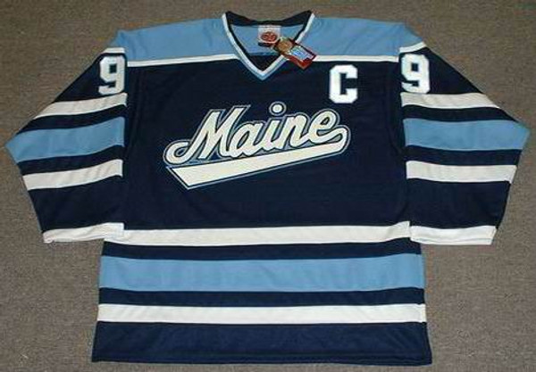 Paul Kariya 1993 Maine Black Bears NCAA Retro Throwback Hockey Jersey - FRONT