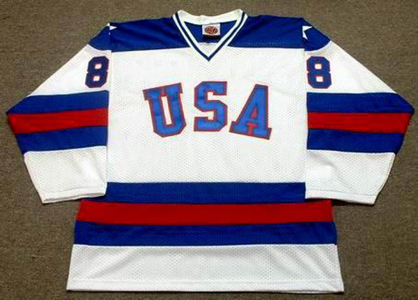 DAVE SILK 1980 USA Olympic Hockey Jersey