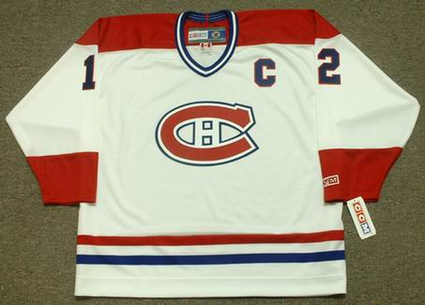 YVAN COURNOYER Montreal Canadiens 1978 CCM Throwback Home NHL Jersey - FRONT