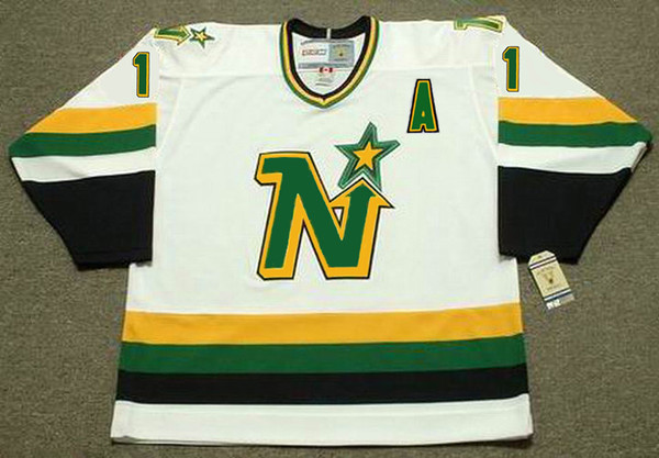 MIKE GARTNER Minnesota North Stars 1989 Home CCM NHL Vintage Throwback Jersey - FRONT