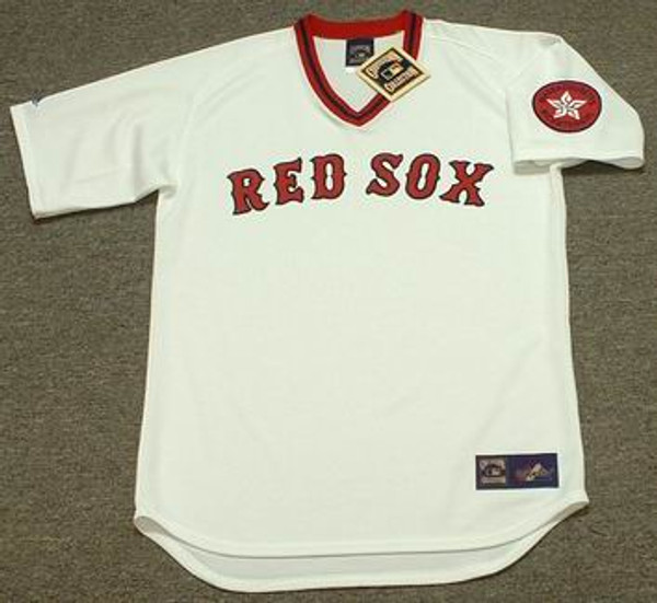 Fred Lynn 1975 Boston Red Sox Mitchell & Ness Authentic Throwback Jersey -  Gray