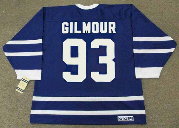 DOUG GILMOUR Toronto Maple Leafs 1991 CCM Vintage Throwback NHL Jersey - BACK