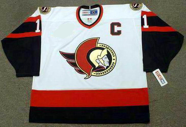 Ottawa Senators No11 Daniel Alfredsson Black 100th Anniversary Jersey