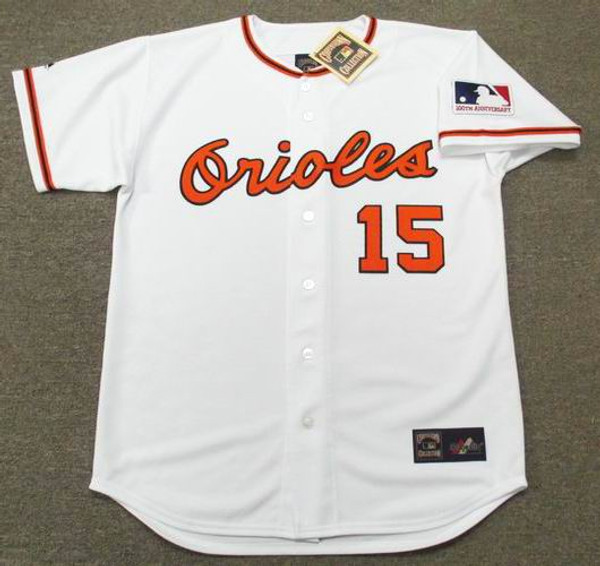 DAVEY JOHNSON Baltimore Orioles 1969 Majestic Cooperstown Home Baseball Jersey