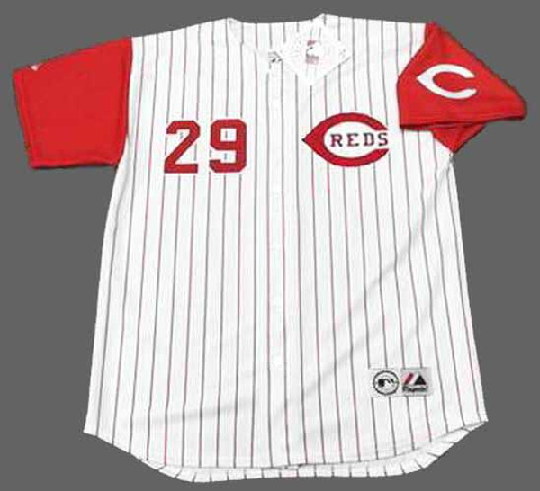 BRETT BOONE Cincinnati Reds 1994 Majestic Throwback Home Baseball Jersey