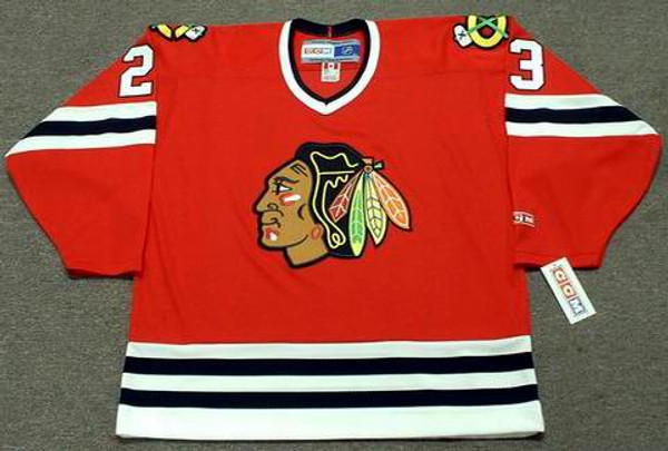 STU GRIMSON Chicago Blackhawks 1991 CCM Throwback NHL Hockey Jersey