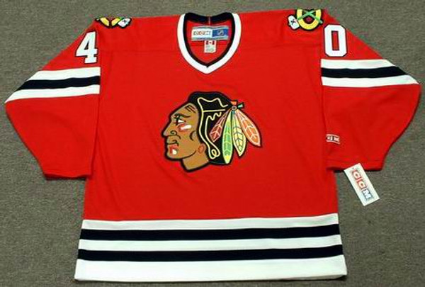 DARREN PANG Chicago Blackhawks 1987 CCM Throwback NHL Hockey Jersey