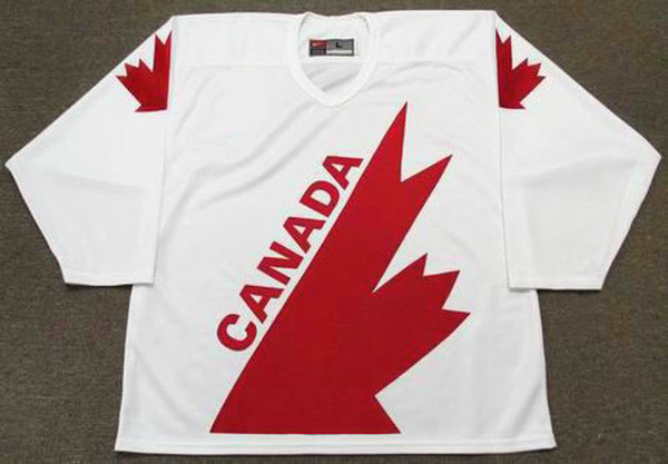 MICHEL GOULET 1987 Team Canada Nike Throwback Hockey Jersey - FRONT