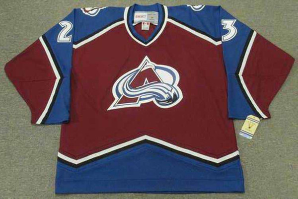 MILAN HEJDUK Colorado Avalanche 2001 CCM Vintage Throwback NHL Hockey Jersey