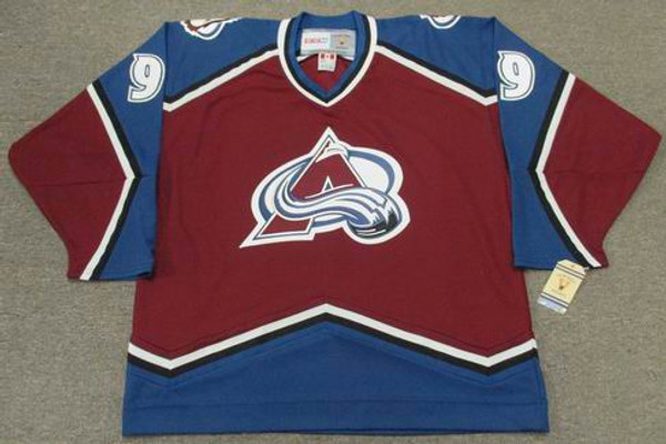 Paul Kariya 2003 Colorado Avalanche Vintage CCM NHL Throwback Hockey Jersey - FRONT