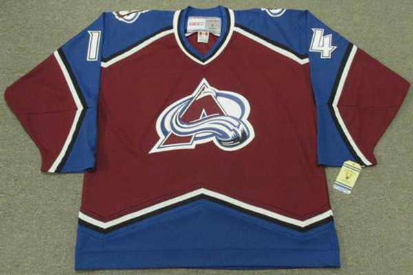 THEOREN FLEURY Colorado Avalanche 1999 CCM Vintage Throwback NHL Hockey Jersey