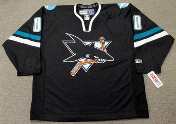 SAN JOSE SHARKS 2002 CCM Throwback Alternate Jersey Customized "Any Name & Number(s)"