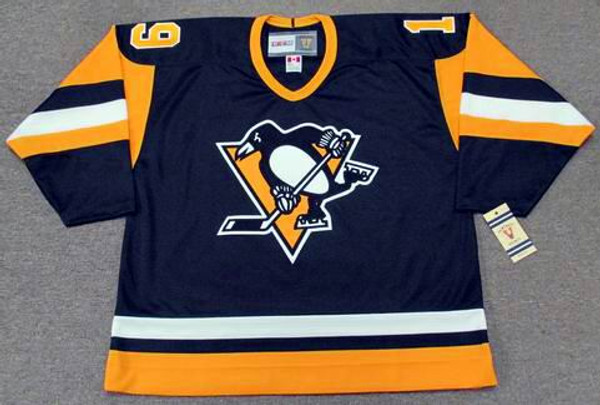 RICK MacLEISH Pittsburgh Penguins 1982 CCM Vintage Throwback NHL Hockey Jersey