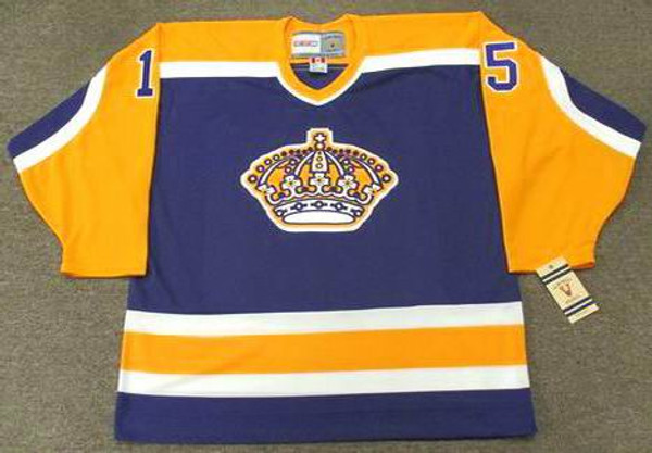 DARYL EVANS Los Angeles Kings 1982 CCM Vintage Away NHL Hockey Jersey