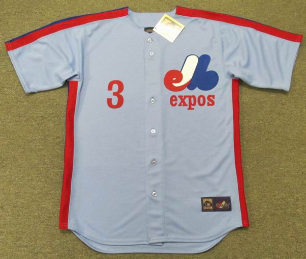 RODNEY SCOTT Montreal Expos 1979 Majestic Cooperstown Away Baseball Jersey