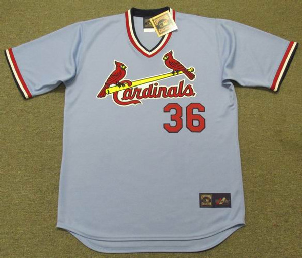 JOHN DENNY St. Louis Cardinals 1978 Majestic Cooperstown Away Baseball Jersey