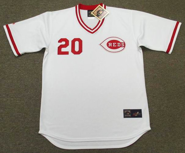 CESAR GERONIMO Cincinnati Reds 1975 Majestic Cooperstown Throwback Baseball Jersey