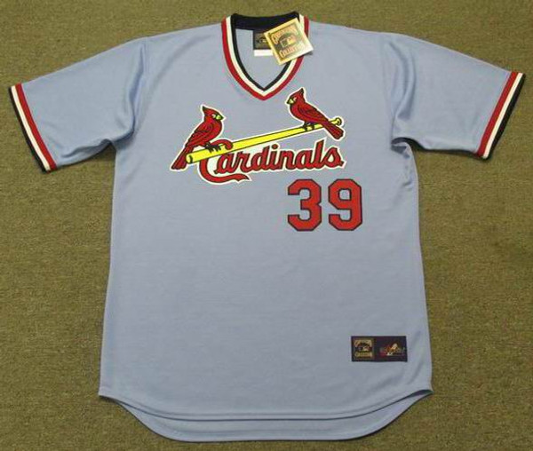 AL HRABOSKY St. Louis Cardinals 1975 Majestic Cooperstown Away Baseball Jersey