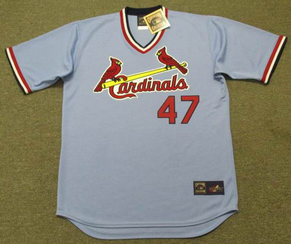 JOAQUIN ANDUJAR St. Louis Cardinals 1982 Majestic Cooperstown Away Baseball Jersey