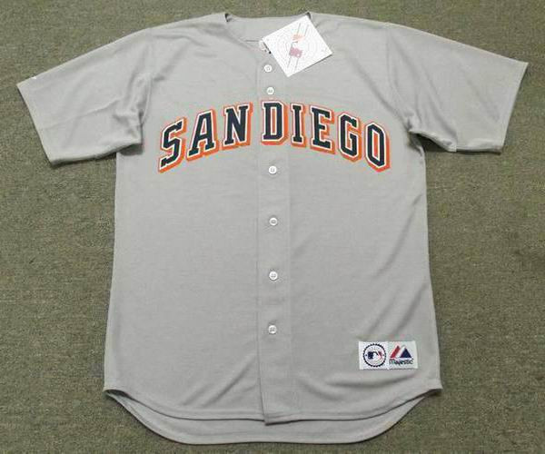 FRED McGRIFF San Diego Padres 1992 Away Majestic Baseball Throwback Jersey - FRONT