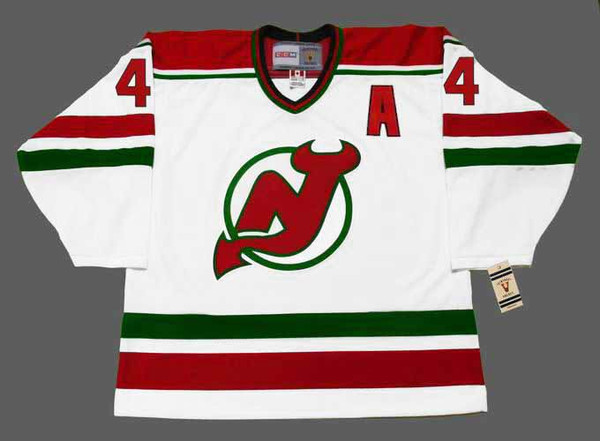 SCOTT STEVENS New Jersey Devils 1991 Home CCM Throwback NHL Hockey Jersey - FRONT