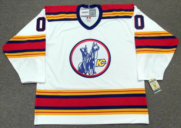 KANSAS CITY SCOUTS 1970's Home CCM Throwback Jersey Customized "Any Name & Number"