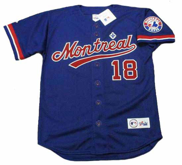 ORLANDO CABRERA Montreal Expos 2002 Majestic Throwback Baseball Jersey