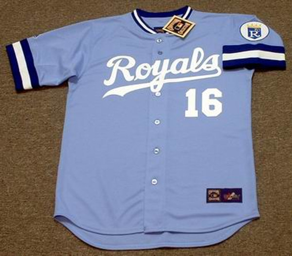 BO JACKSON Kansas City Royals 1989 Away Majestic Baseball Throwback Jersey - FRONT