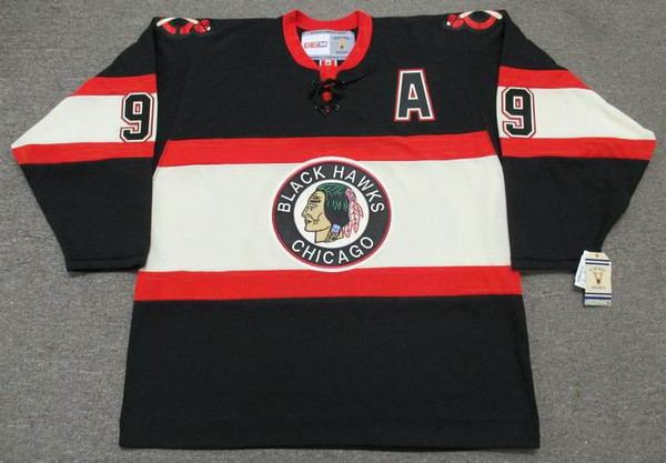 BOBBY HULL Chicago Blackhawks 1930's CCM Vintage NHL Hockey Jersey