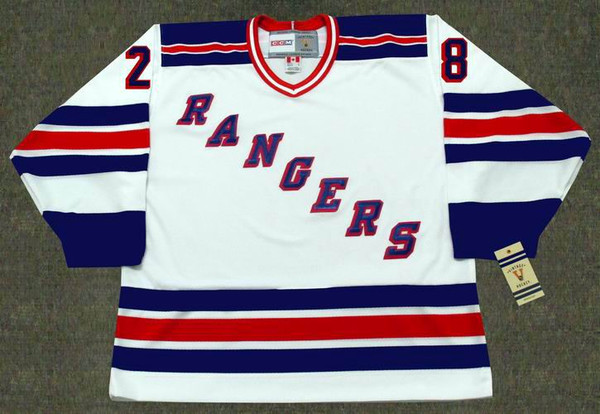 TOMAS SANDSTROM New York Rangers 1986 CCM Vintage Home NHL Hockey Jersey