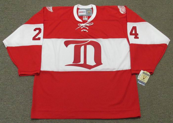 2014 CCM Winter Classic Alumni Throwback CHRIS CHELIOS Red Wings Hockey Jersey - FRONT