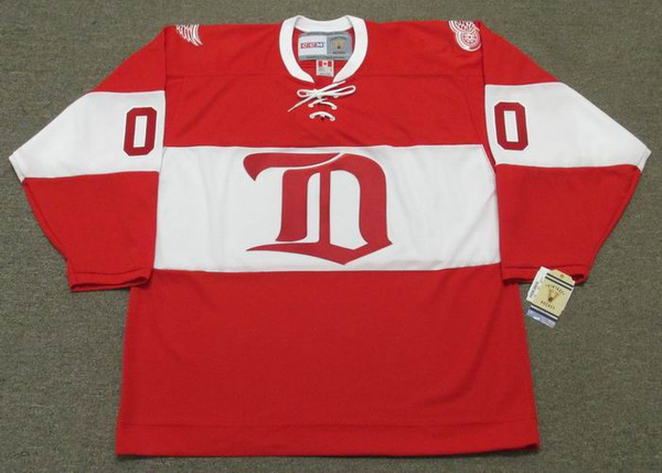 DETROIT RED WINGS 1920's CCM Vintage Alumni Jersey Customized "Any Name & Number"