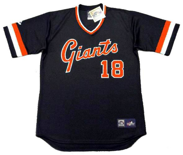 DUANE KUIPER San Francisco Giants 1982 Majestic Cooperstown Away Baseball Jersey