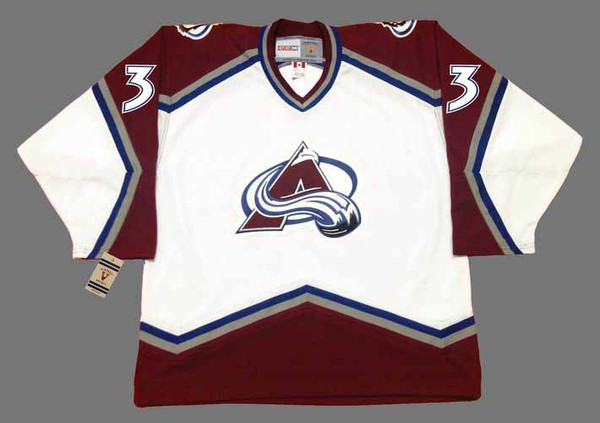 PATRICK ROY Colorado Avalanche 2001 CCM Vintage Throwback NHL Hockey Jersey - FRONT