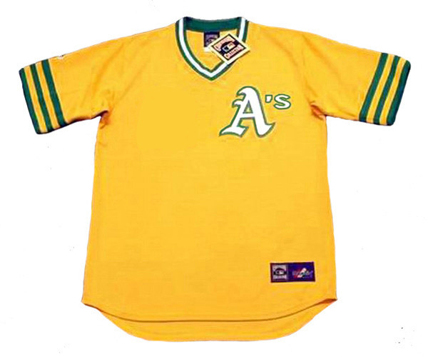 OAKLAND ATHLETICS 1973 Majestic Cooperstown Throwback Jersey Customized "Any Name & Number(s)"