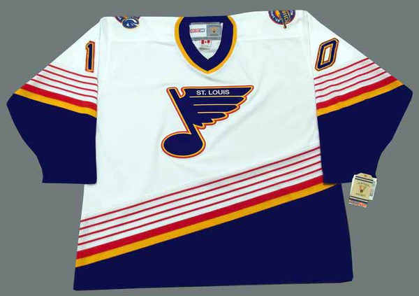 DALE HAWERCHUK St. Louis Blues 1996 Home CCM NHL Vintage Throwback Jersey - FRONT