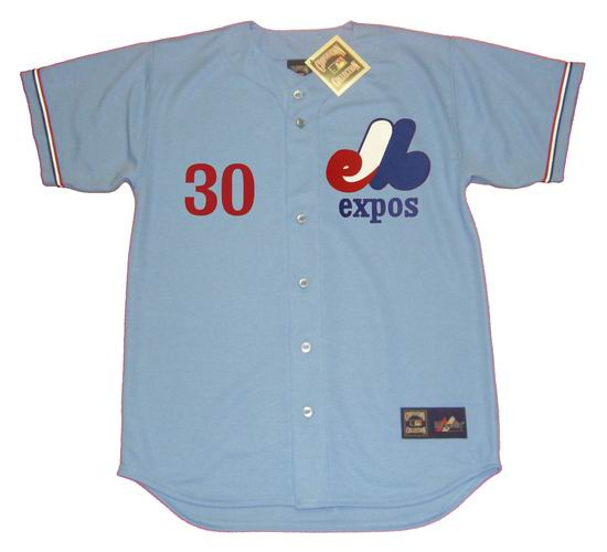 DAVE CASH Montreal Expos 1978 Majestic Cooperstown Away Baseball Jersey