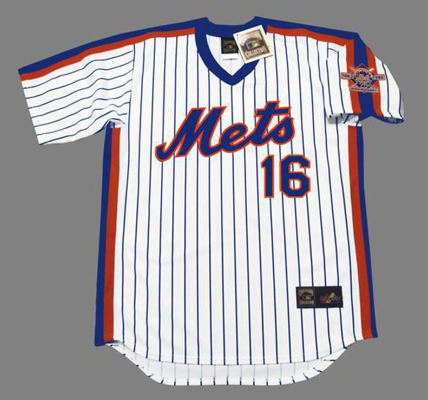 DWIGHT GOODEN New York Mets 1986 Majestic Cooperstown Home Baseball Jersey