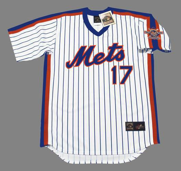KEITH HERNANDEZ New York Mets 1986 Majestic Home Throwback Baseball Jersey