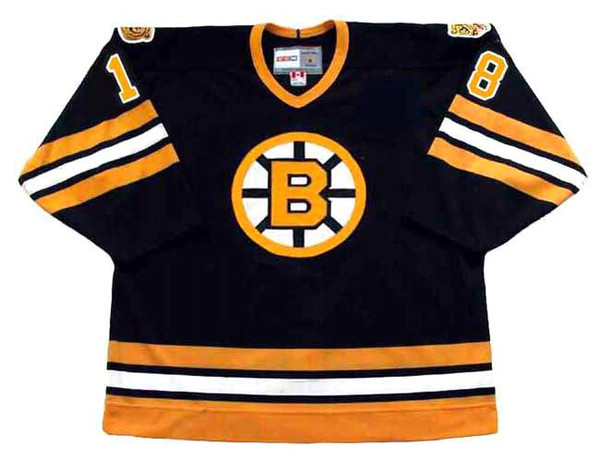 JOHN WENSINK Boston Bruins 1978 CCM Vintage Throwback Away Hockey Jersey
