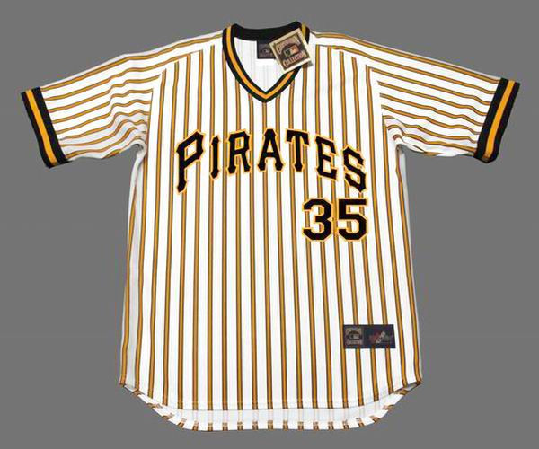 MANNY SANGUILLEN Pittsburgh Pirates 1978 Majestic Cooperstown Home Baseball Jersey